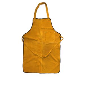 Apron - Yellow soft split leather